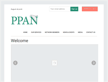 Tablet Screenshot of ppan.ie
